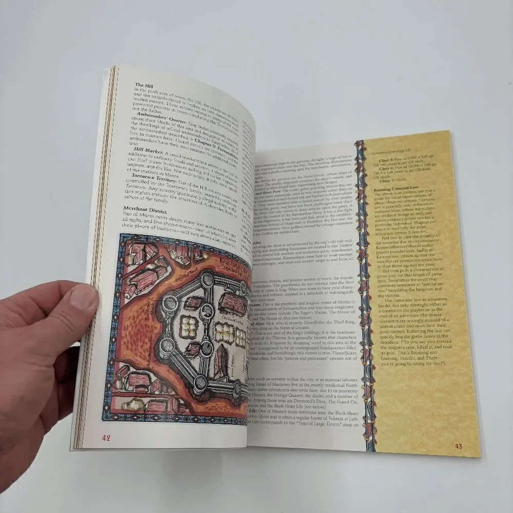 AD&D‎ Karameikos Kingdom of Adventure Explorers Guide Book Only VG+